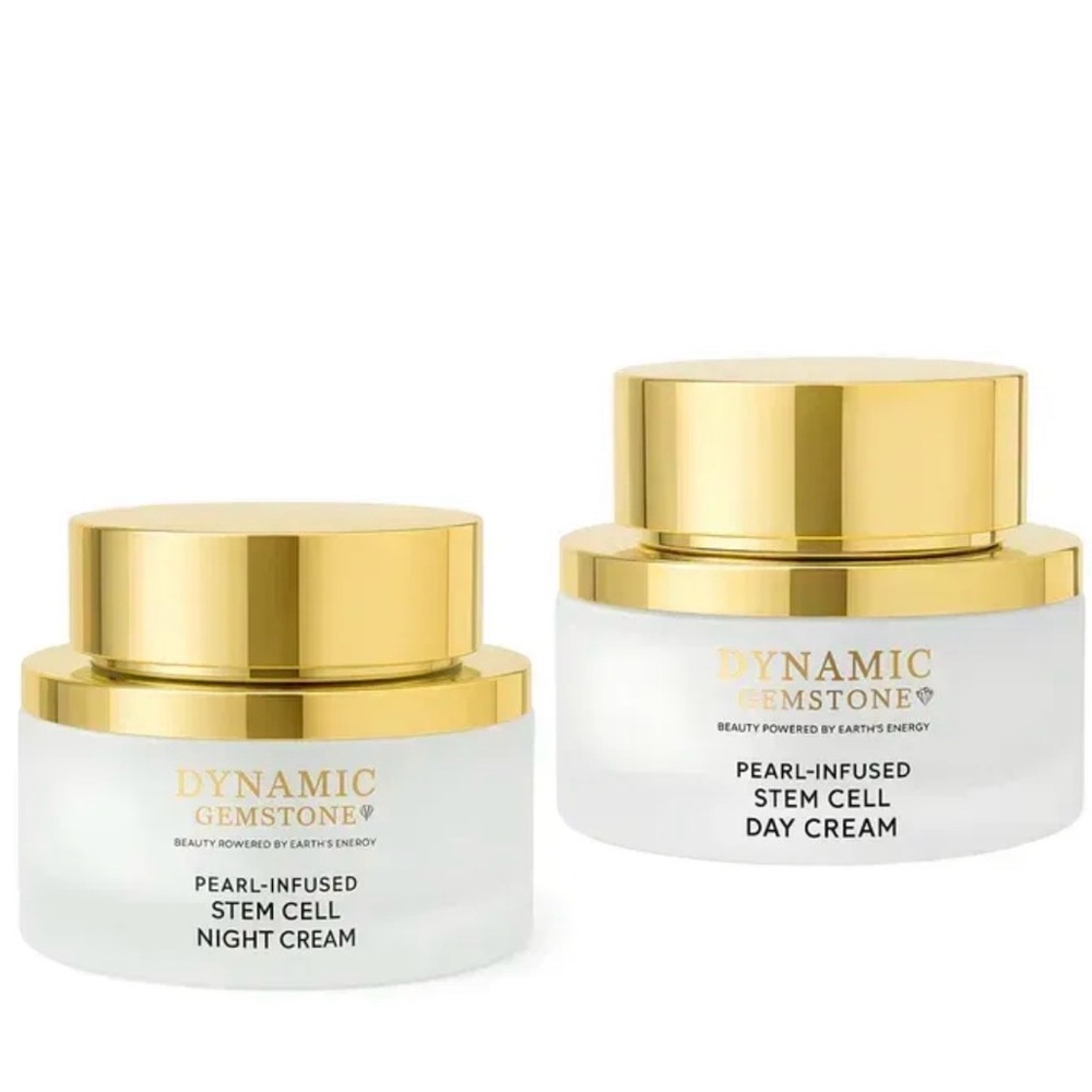 Dynamic Gemstone Bundle Pearl-Infused Stem Cell Day & Night Cream MSRP $895